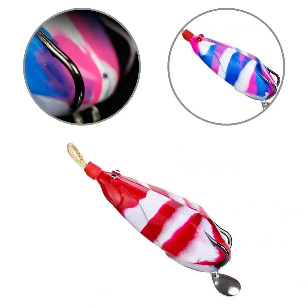 

Easy to Throw Mini Mini Frog Fishing Lures Floating Hook Bait for Outdoor