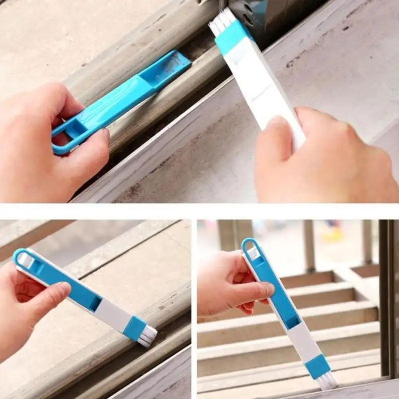 

Cocina Multifunction Computer Window Cleaning Brush Window Groove Keyboard Cleaner Nook Holes Dust Shovel Window Track Cleaner