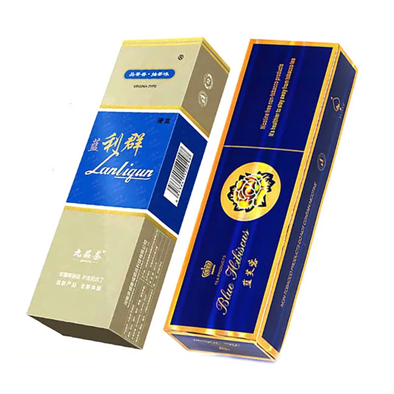 

Blue Hibiscus Tea Smoke Partial Free Shipping Non-tobacco Products No Nicotine Substitute Cigarettes Healthy Cigarettes