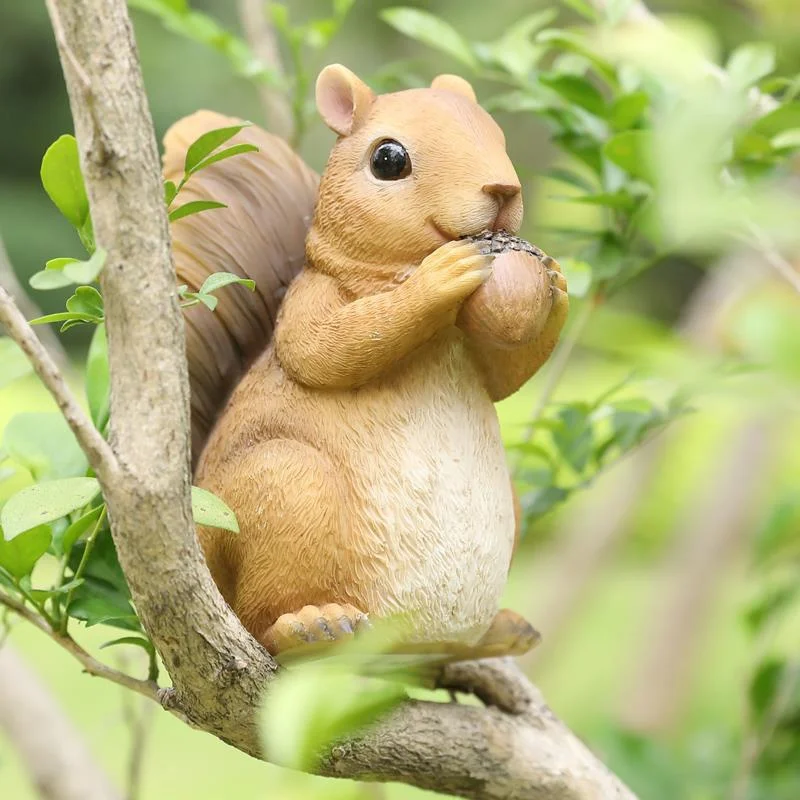 

Садовые украшения, кролик, белка, ежик, украшения для сада, двор, садоводство, креативная уличная Ландшафтная композиция