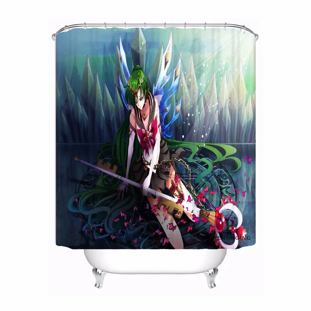 Индивидуальные Сейлор Мун Рендер Блум водонепроницаемый Душ занавес для дома