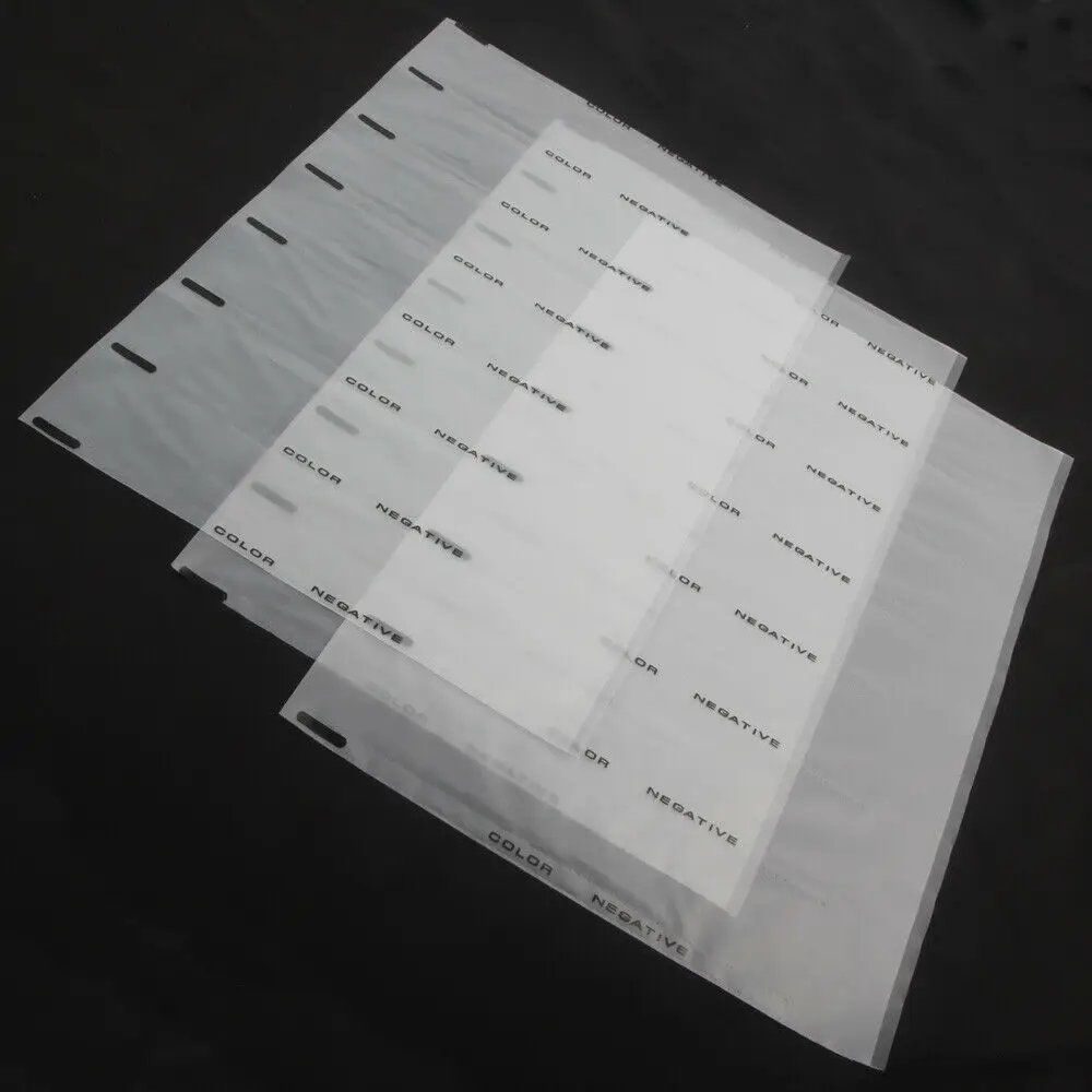 Бескислотный архивный защитный лист для хранения 35 мм 135 B & W цветной отрицательный слайд от AliExpress WW