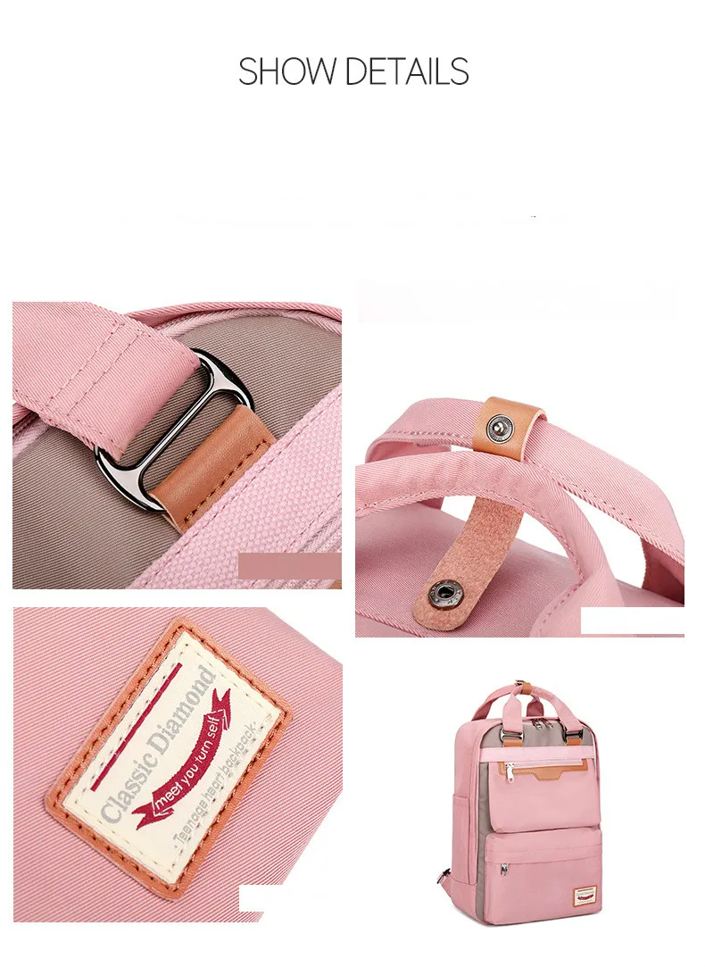 Новинка 2020 японский и корейский модный простой водонепроницаемый рюкзак из