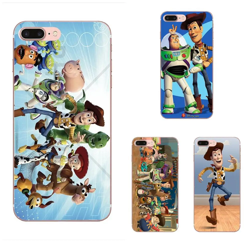 Для Apple iPhone 4 4S 5 5C 5S SE 6 6S 7 8 Plus X XS Max XR Прозрачный чехол для телефона История игрушек