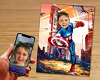 Marvel Железный человек Диснеевские принцессы на заказ холст постер для детской комнаты настенный Декор печать картина мальчик девочка подарок на день рождения без рамки