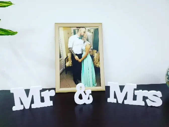 Свадебные украшения Nicro 3 шт/набор Mr& Mrs Mariage Декор День Рождения украшения День Святого Валентина белые буквы Свадебный знак