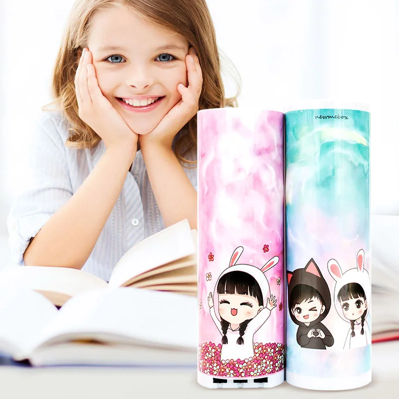 Kawaii большой емкости коробки для карандашей милый многофункциональный чехол