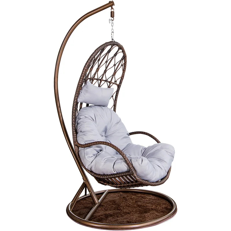

TT Hanging Basket Rocking Chair Rattan Chair Home Single Glider Indoor and Outdoor Leisure Balcony Swing Lazy Cradle Chair