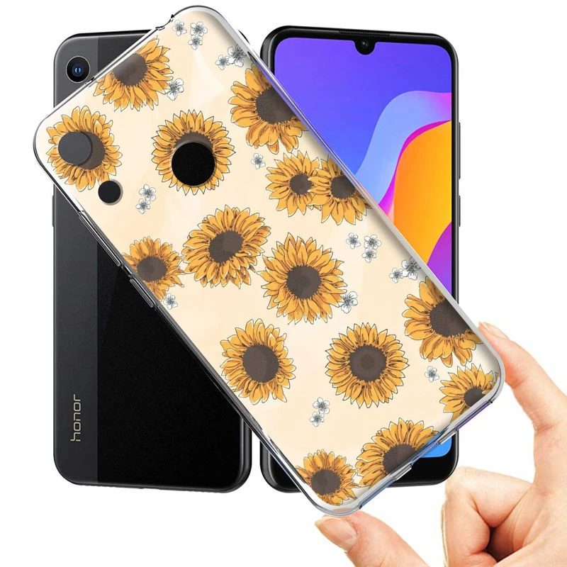 Силиконовый чехол для Huawei Honor 20 20S Note 10 9X 9 8A 8X 8C 8 7X 7A 7C 6A Lite Pro с летними маргаритками