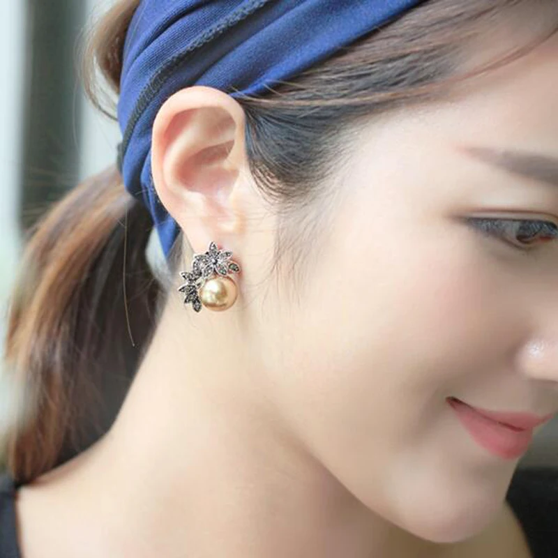 Европейский и американский преувеличенный крутой Размер Ретро жемчуг пять