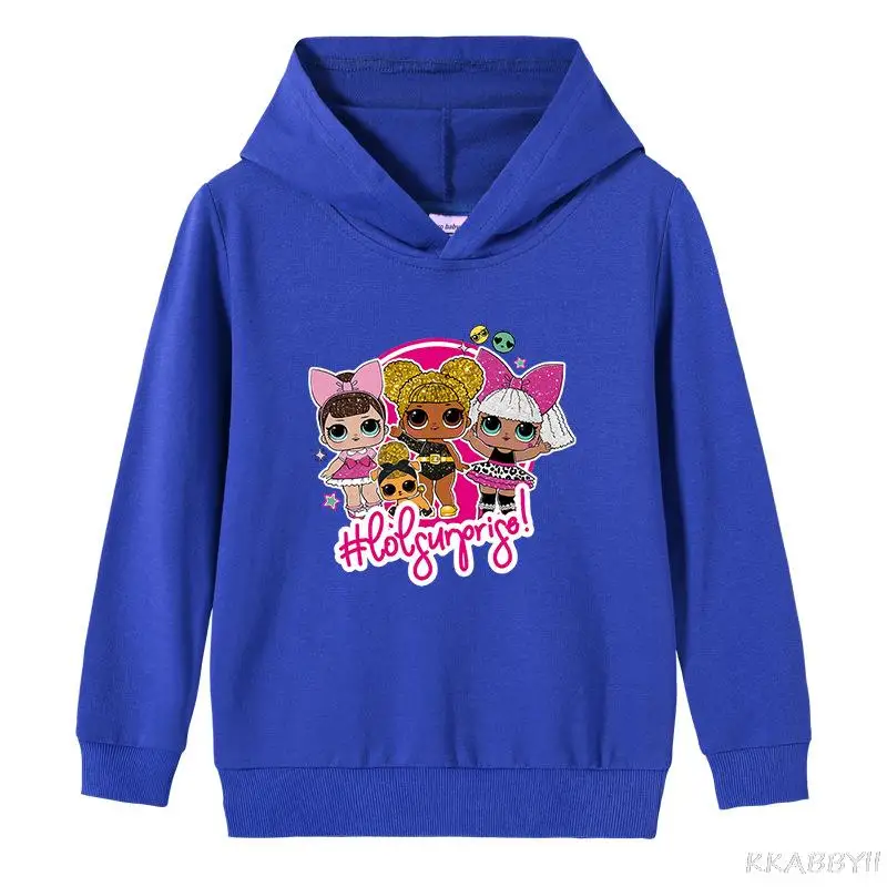 L.O.L. Детский хлопковый свитшот с капюшоном на девочку | Мать и ребенок