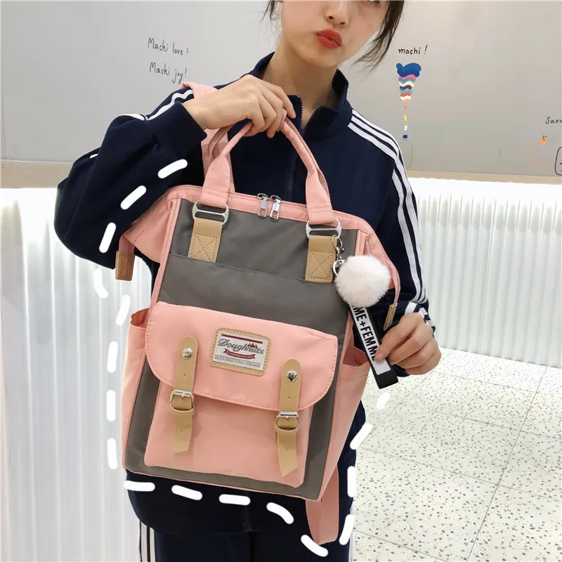 Милый рюкзак для детей тканевый женский 2020 ранец ортопедический девочек