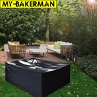 Водонепроницаемые чехлы для садовой мебели, чехлы от дождя и снега для дивана, стола, стула, пылезащитный чехол длиной 1-3 метра