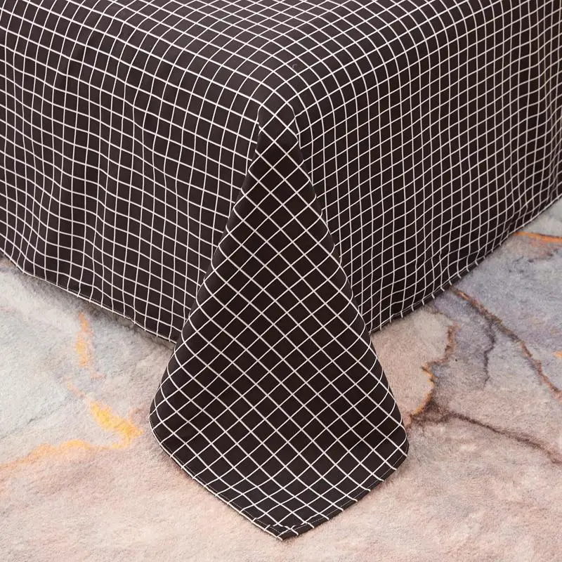 Минималистский постельное белье плоский кровать лист наволочку королева король