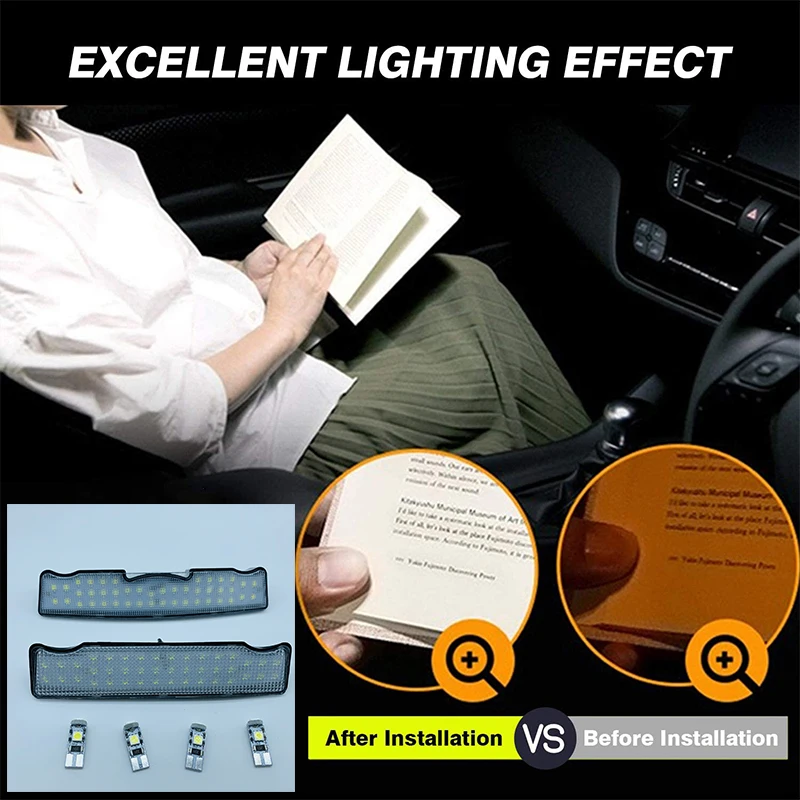 Для BMW 5 серия F10 2010 ~ 2016 Подсветка салона Купол Карта дрена светодиодный лампы для