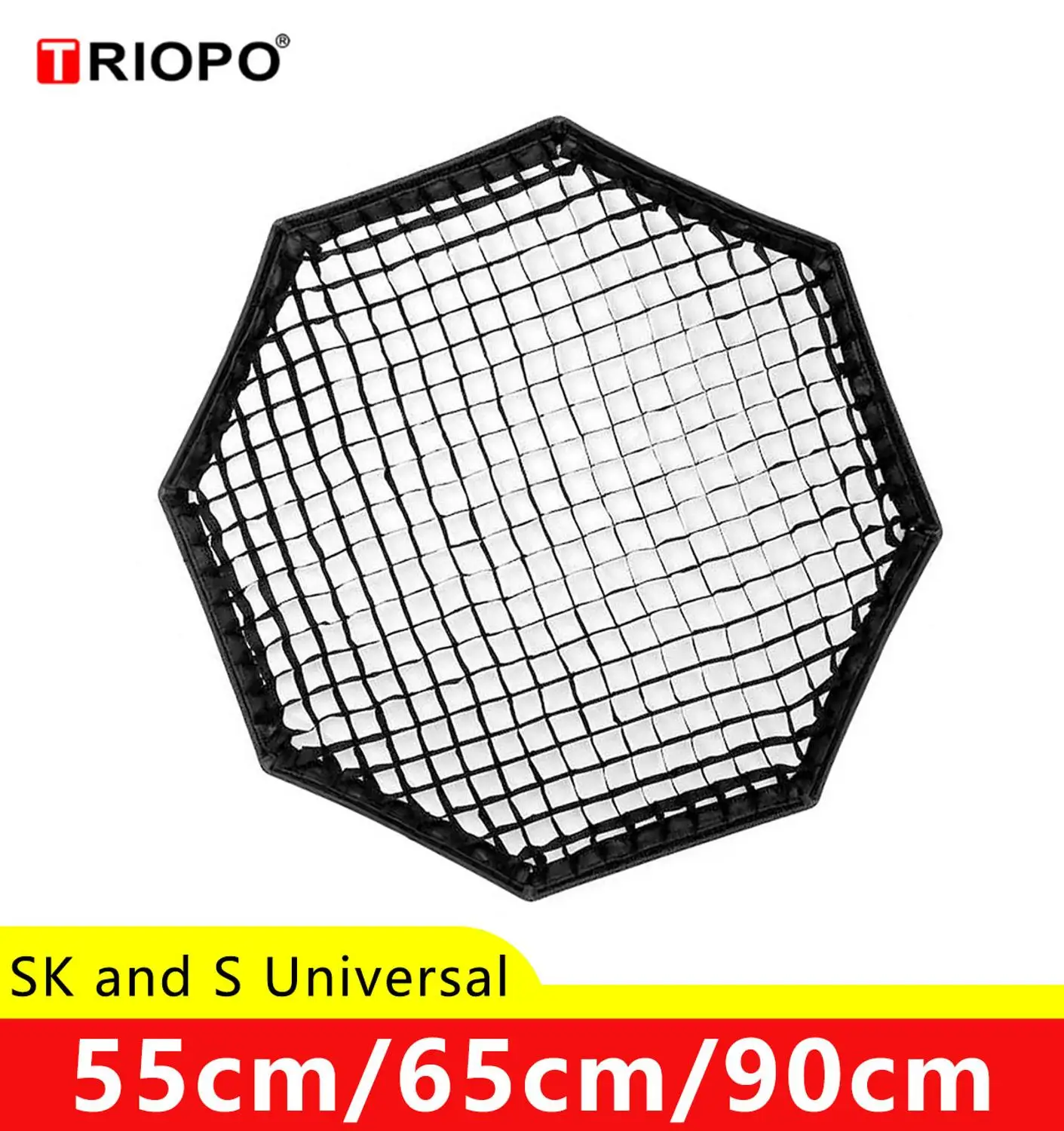 TRIOPO 55 см/65 см/90 см сотовая сетка для складной софтбокс восьмиугольный Зонт Мягкая