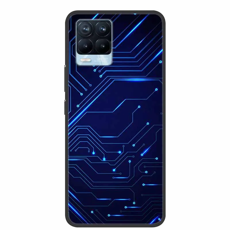For OPPO Realme 8 5G Case Luxury Silicone TPU Soft Cover Phone Case for OPPO Realme8 Pro Shockproof Cute TPU Bumper Fundas Coque