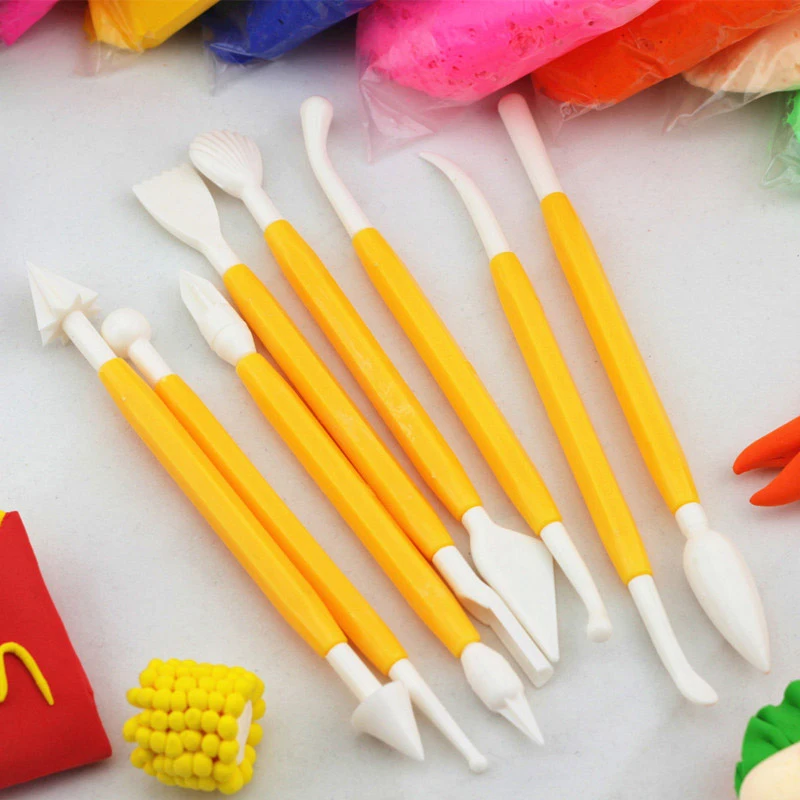 8 шт./компл. игровой инструмент для приготовления теста плейтесто и Полимерная