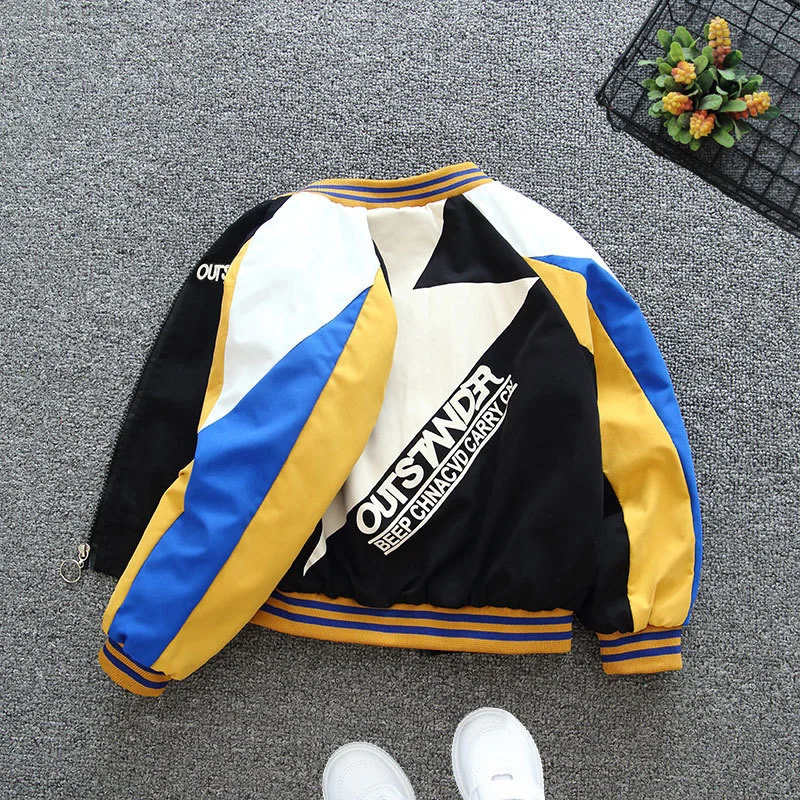 

Boy Sweatshirt Jacket Autumn New Children's Jacket Baby Jacket Cardigan Cotton Boy Cartoon Jacket