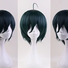 Парик мужской шуичи саихара из Danganronpa V3: Killing Harmony, термостойкий для косплея, с короткими волосами, с шапочкой