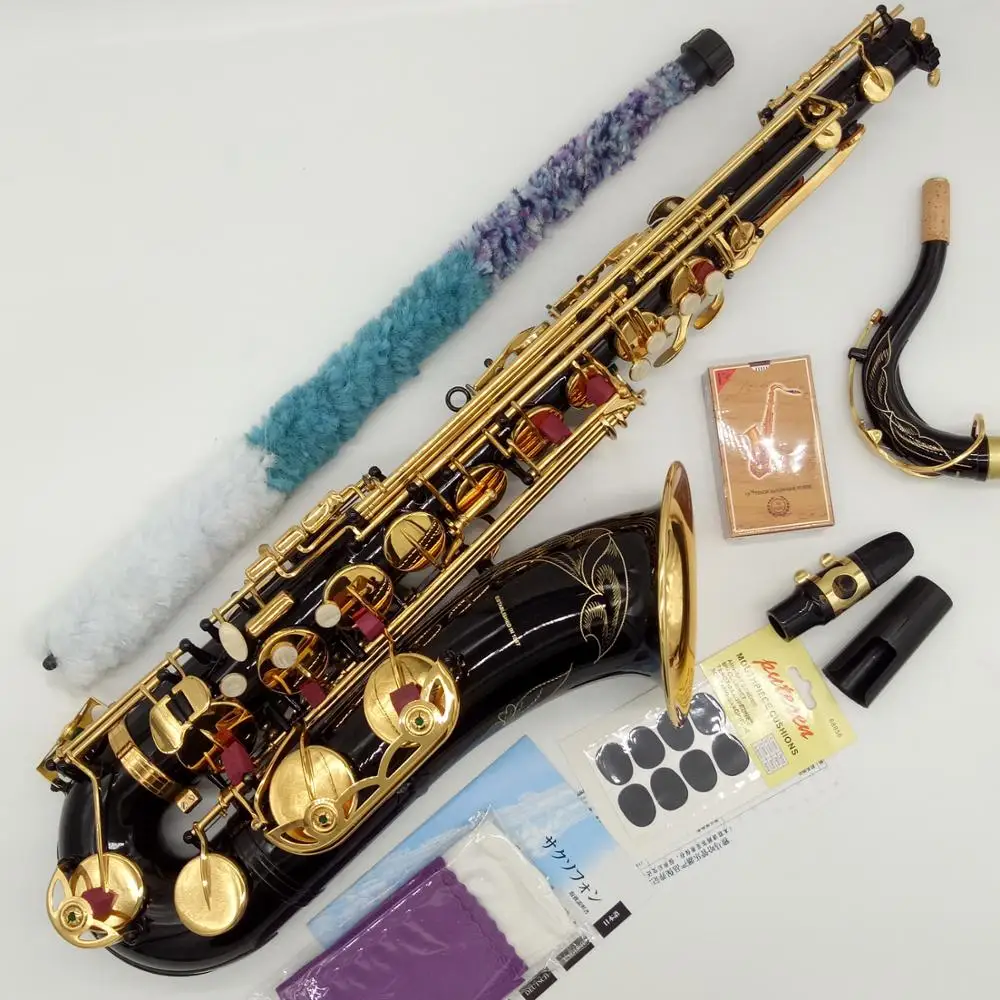 Новый MFC тенор саксофон 280 черный лак с Чехол альт Саксофон Лигатура мундштука