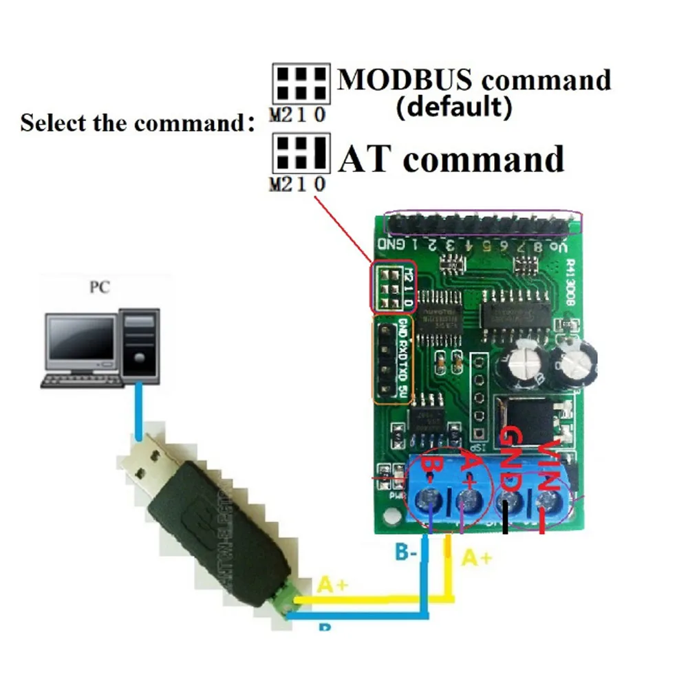 Модуль управления UART 8 каналов 5 В 12 24 RS485 RS232 (TTL) | Строительство и ремонт