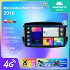 Автомагнитола на Android с вентилятором для Mercedes Benz Smart Fortwo 2016, Автомагнитола для Carplay, мультимедийный плеер, видео, GPS, аудио, разъем 2 din, DVD