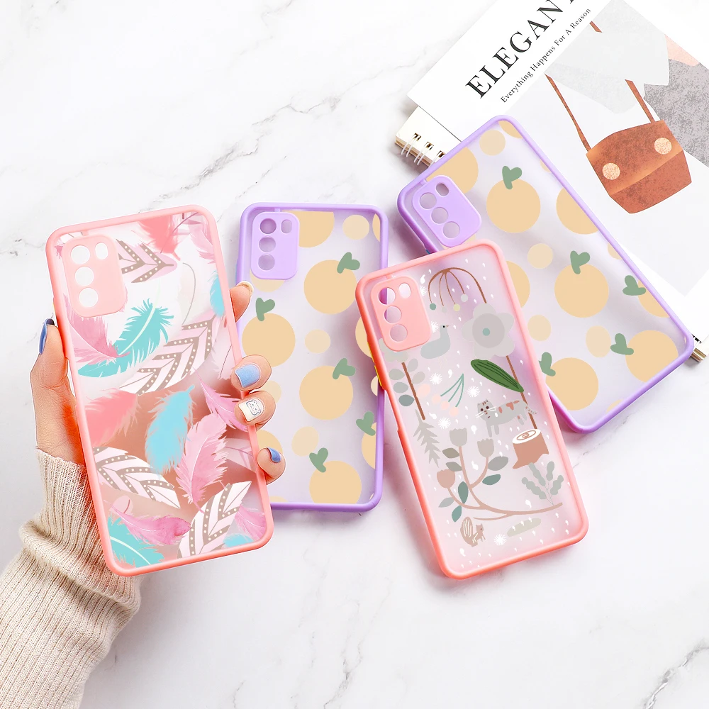 

Cartoon Case For Xiaomi Redmi Note 9 Pro Case Funda Xiaomi Redmi Note9 Pro Max 9S 9a 9T 9C NFC 8A Clear Matte Hard PC Back Cover