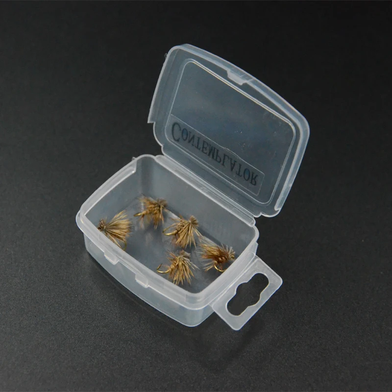 2 цвета в ассортименте CDC Elk Caddis коричневый/коричневый сухие мушки для ловли
