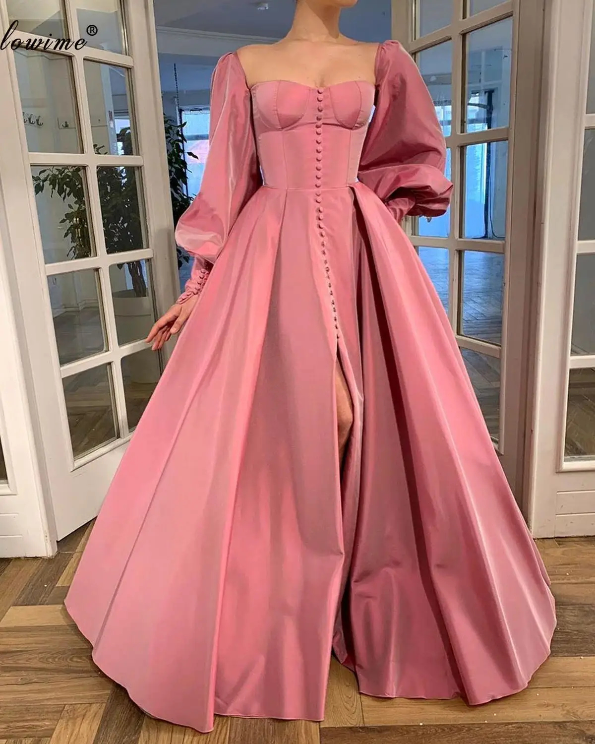 

Женское вечернее платье, длинное ТРАПЕЦИЕВИДНОЕ ПЛАТЬЕ в мусульманском стиле, элегантное платье знаменитости с турецким кутюром для выпус...