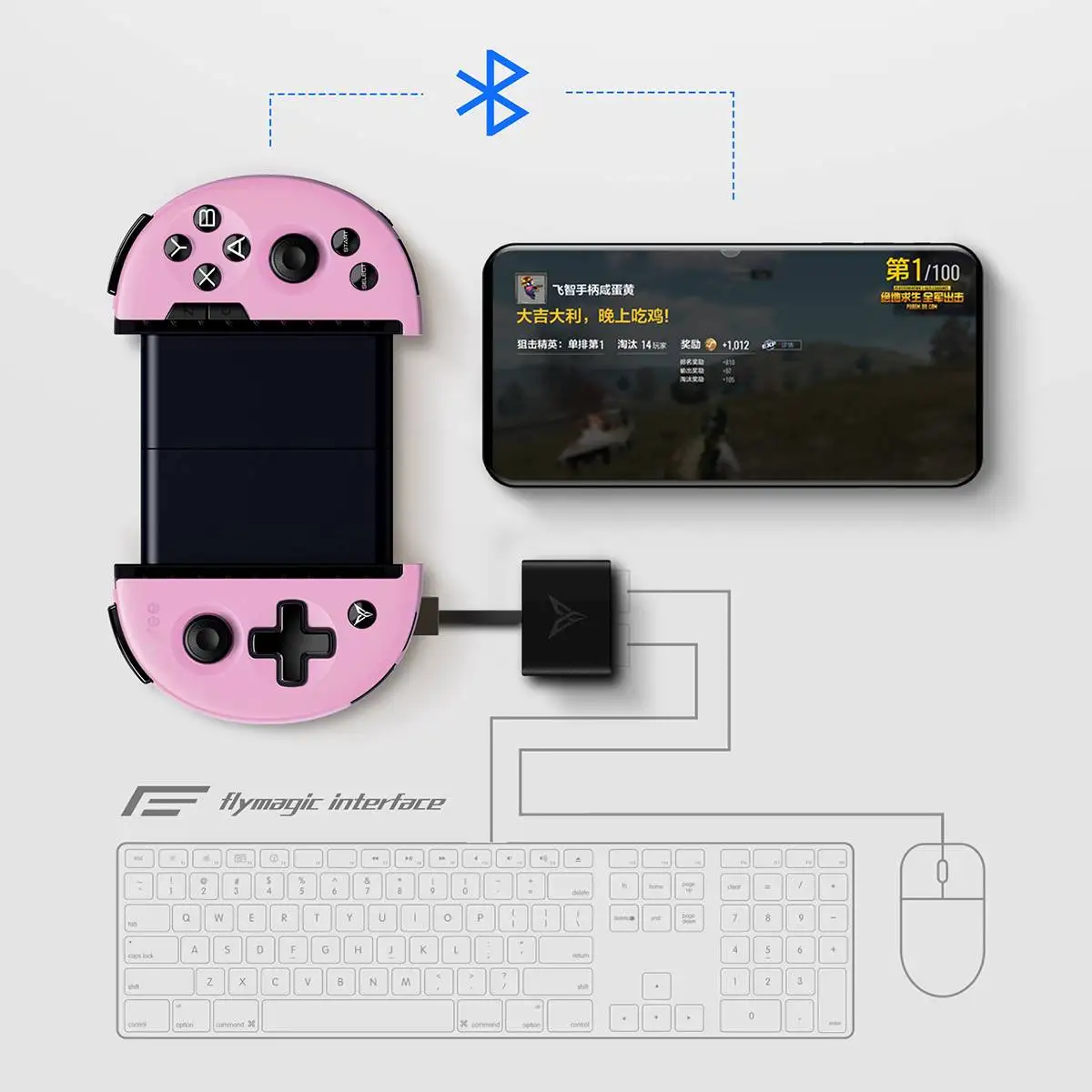 Flydigi Flymagic клавиатура конвертер мыши адаптер геймпада для мобильных игр PUBG