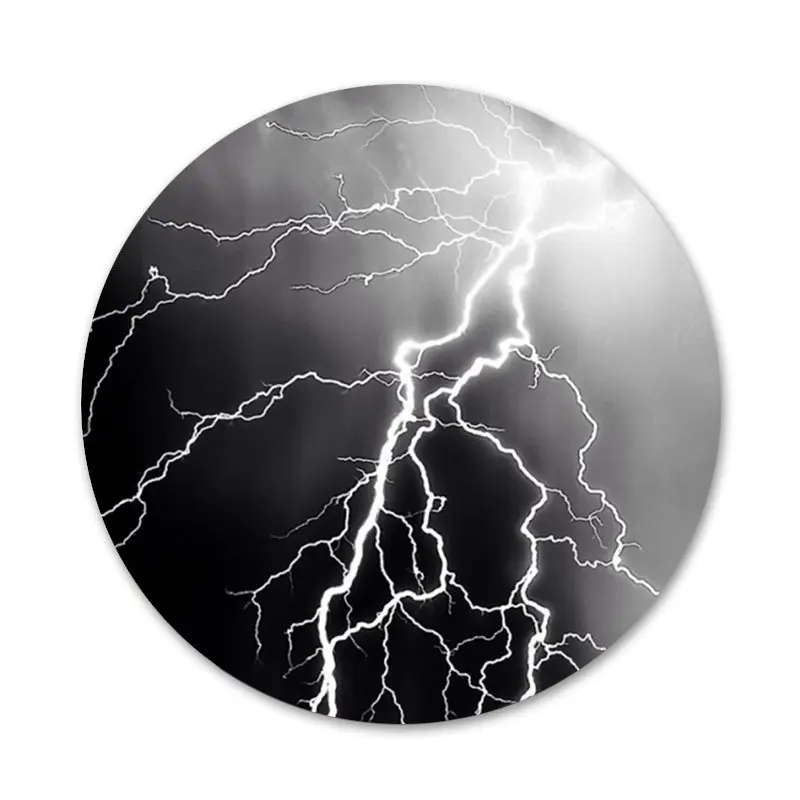 Lightning storm Badge Brooch Pin Accessories For Clothes Backpack Decoration gift | Дом и сад