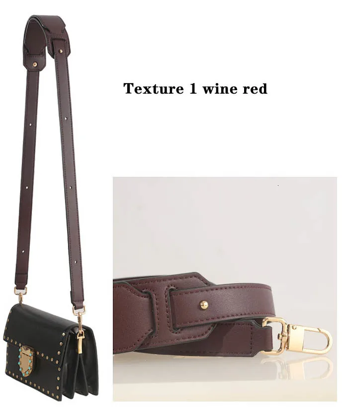 BAMADER High Quality Genuine Leather Bag Strap Ladies Wide Shoulder Strap 81CM-118CM Adjustable Fashion Women's Bag Accessories