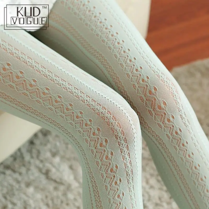 Женские колготки весенне-летние ажурные полосатые пикантные женские чулки