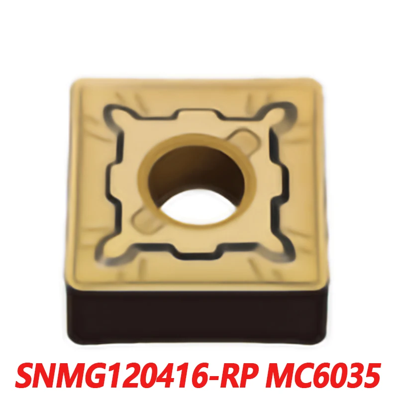 

100% Original SNMG SNMG120416-RP MC6035 12mm 10pcs Carbide Insert CNC lathe Insertion Imported From Japan Efficient And Durable