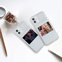 friends tv show funny family phone case transparent for iphone 7 8 11 12 x xs xr mini pro max plus slide camera lens protect