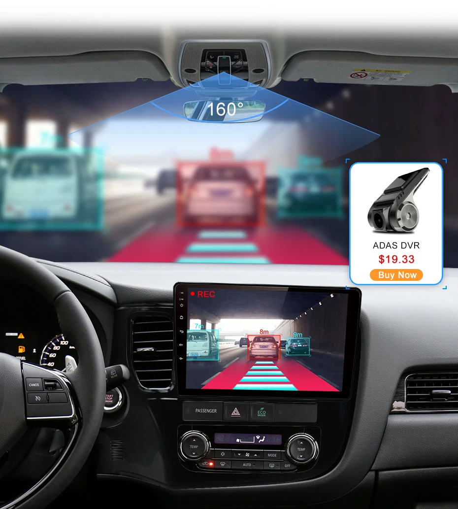Junsun V1 2G+ 32G Android 9,0 DSP для Outlander 3 2012- автомобильный Радио Мультимедиа Видео плеер навигация gps RDS 2 din dvd