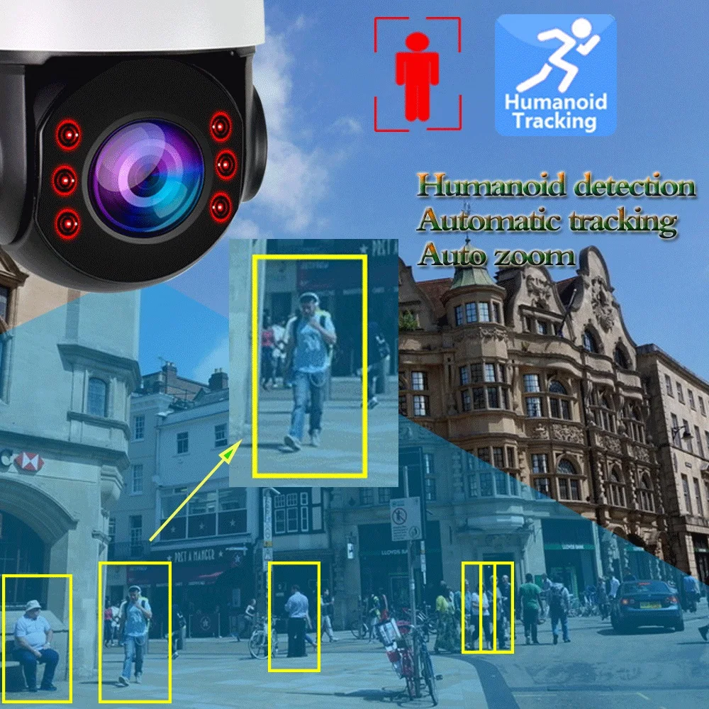 Продажа IP-камера видеонаблюдения, POE, 48 В, 8 Мп, PTZ, PTZ