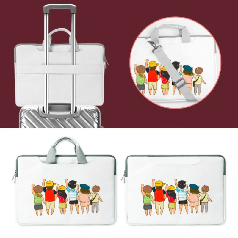 Симпатичная простая водонепроницаемая сумка через плечо для ноутбука 13 3/14/15/6/17