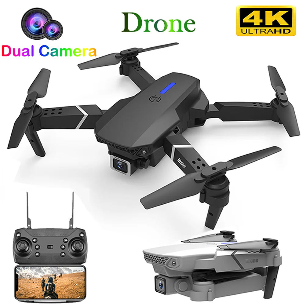 

2021 New RC Drone UAV Quadcopter with 4K HD Camera Aerial Photography Remote Control Helicopter Quadrocopter Dron 4-Axis Aircraf