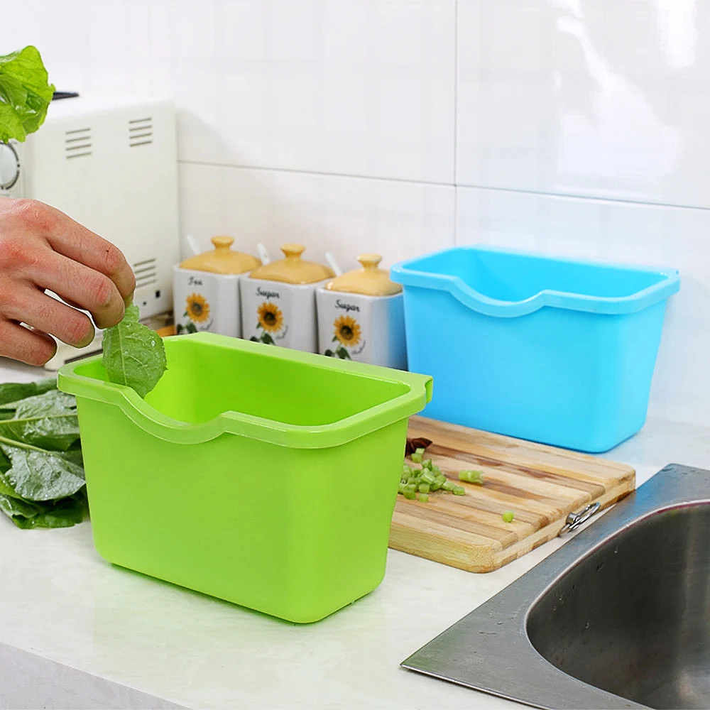 1 шт. кухонная стойка для хранения Многофункциональная Пластиковая мусорная