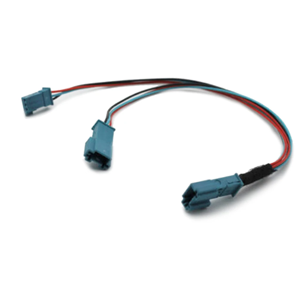 

3 Pin LED Y Cable Adapter Ambient Light Auto Blue Car Cupholder Durable