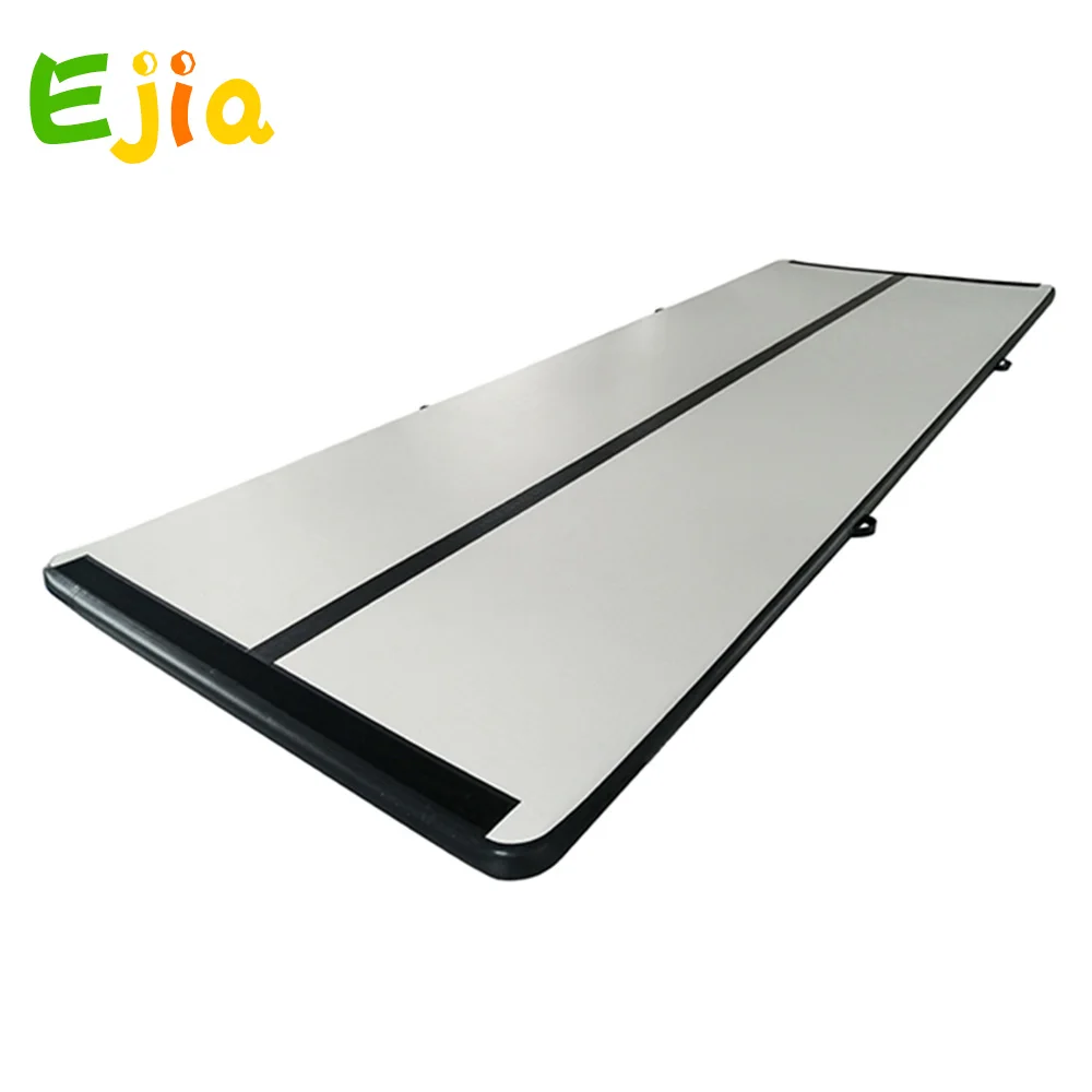 Скидка Надувной воздушный матрас для гимнастики, Акробатический матрас, напольный надувной коврик для йоги, фитнеса с электрическим насосом, 6*2 м