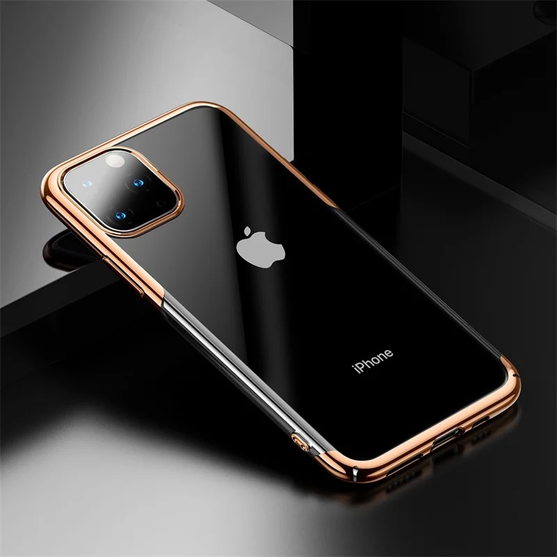 Baseus Роскошный чехол для телефона для iPhone X Capinhas ультра тонкий жесткий PC задняя крышка цветной чехол для iPhone X для iPhone 11 Pro Max чехол - Цвет: Gold