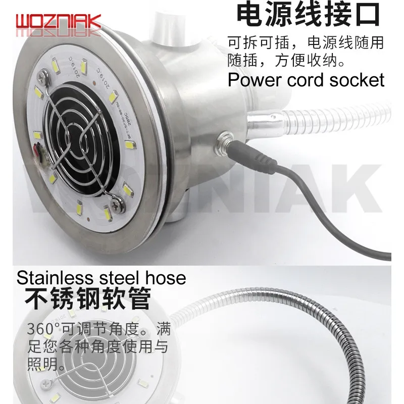 Светодиодный вентилятор паяльник воздуходувка паяльная станция сварочное