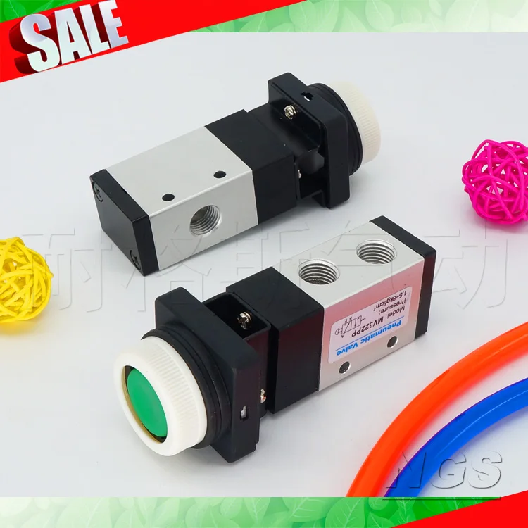 

G1/4" MV322 MV522 Pneumatic Mechanical Air Valve Hand Manual Valve MV522PP MV522PPL MV522PB MV522EB MV322TB MV322 MV322PP