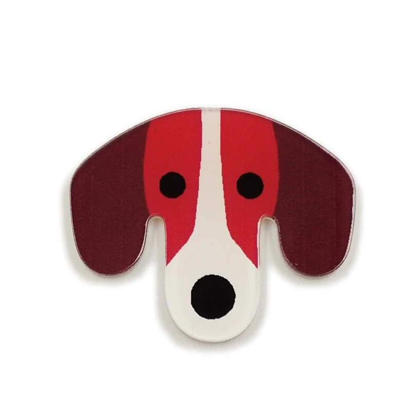 Акриловая брошь Собака булавки для женщин девушек детей животных милые броши