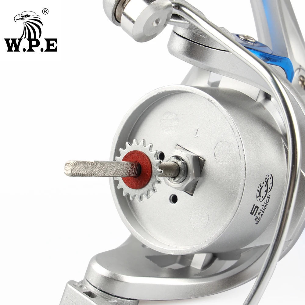 W.P.E MX 2000-6000 рыболовная Катушка 5 2: 1 4 7: высокоскоростная спиннинговая катушка BBs