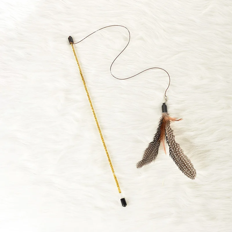 

Pet dog cat toy feather Mint tease cat stick cat fishing rod pet cat supplies