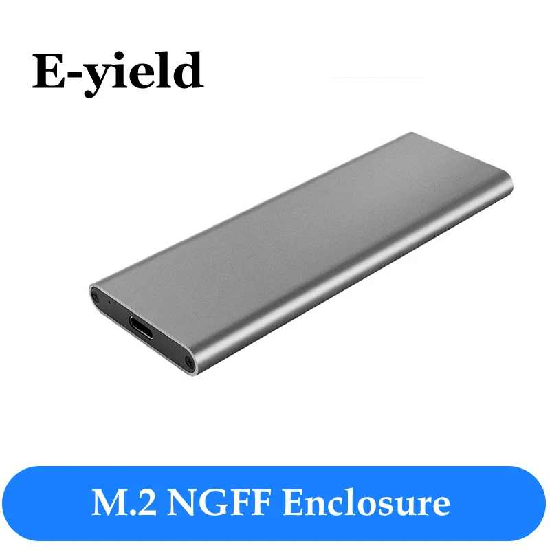 

USB3.1 Type C to M.2 NGFF SSD Enclosure M2 to USBC Mobile Hard Disk Box HDD Case For 2230/2242/2260/2280 M2 With Cable